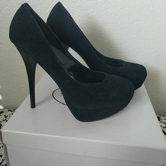 Steve Madden Shoes -  Steve Madden Suede Platform  Heels